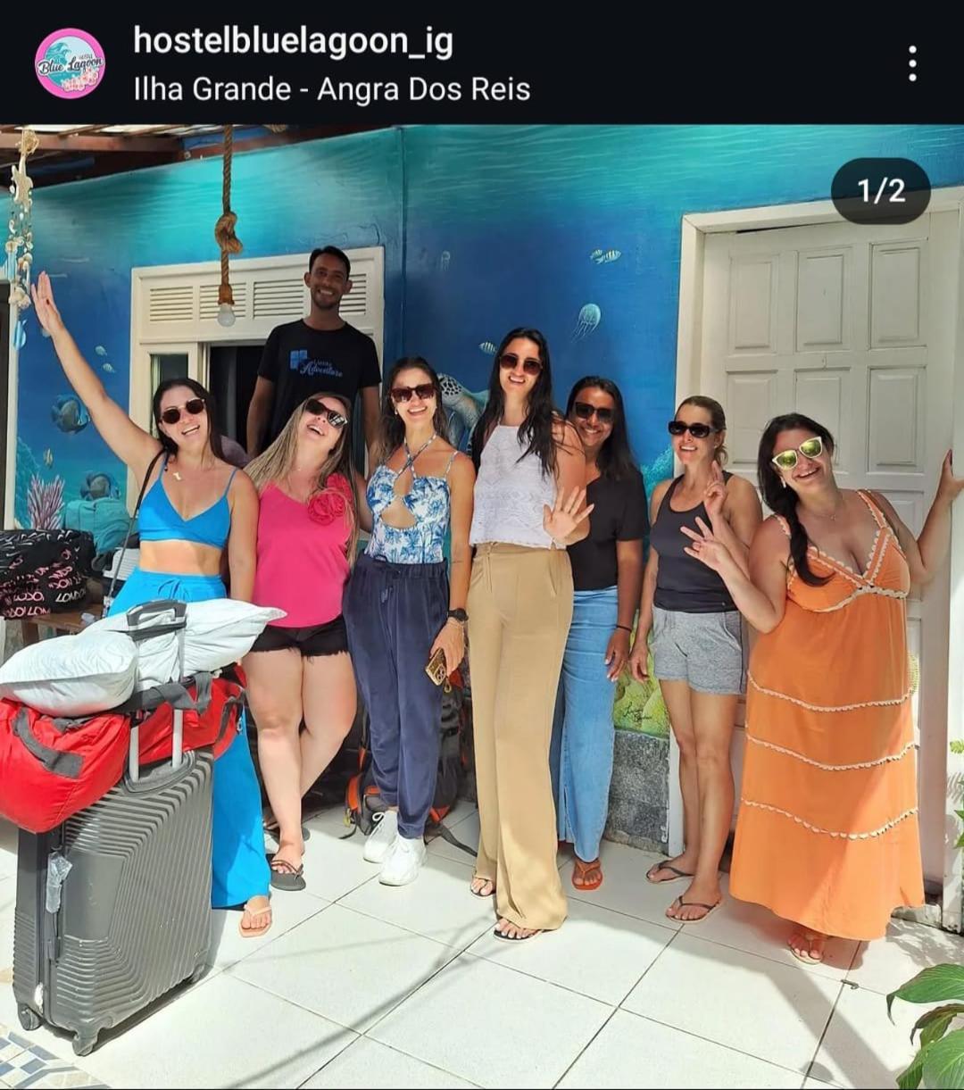 Hostel E Pousada Blue Lagoon Vila do Abraao ภายนอก รูปภาพ